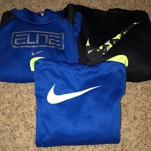Lot of 3 Nike sweatshirts